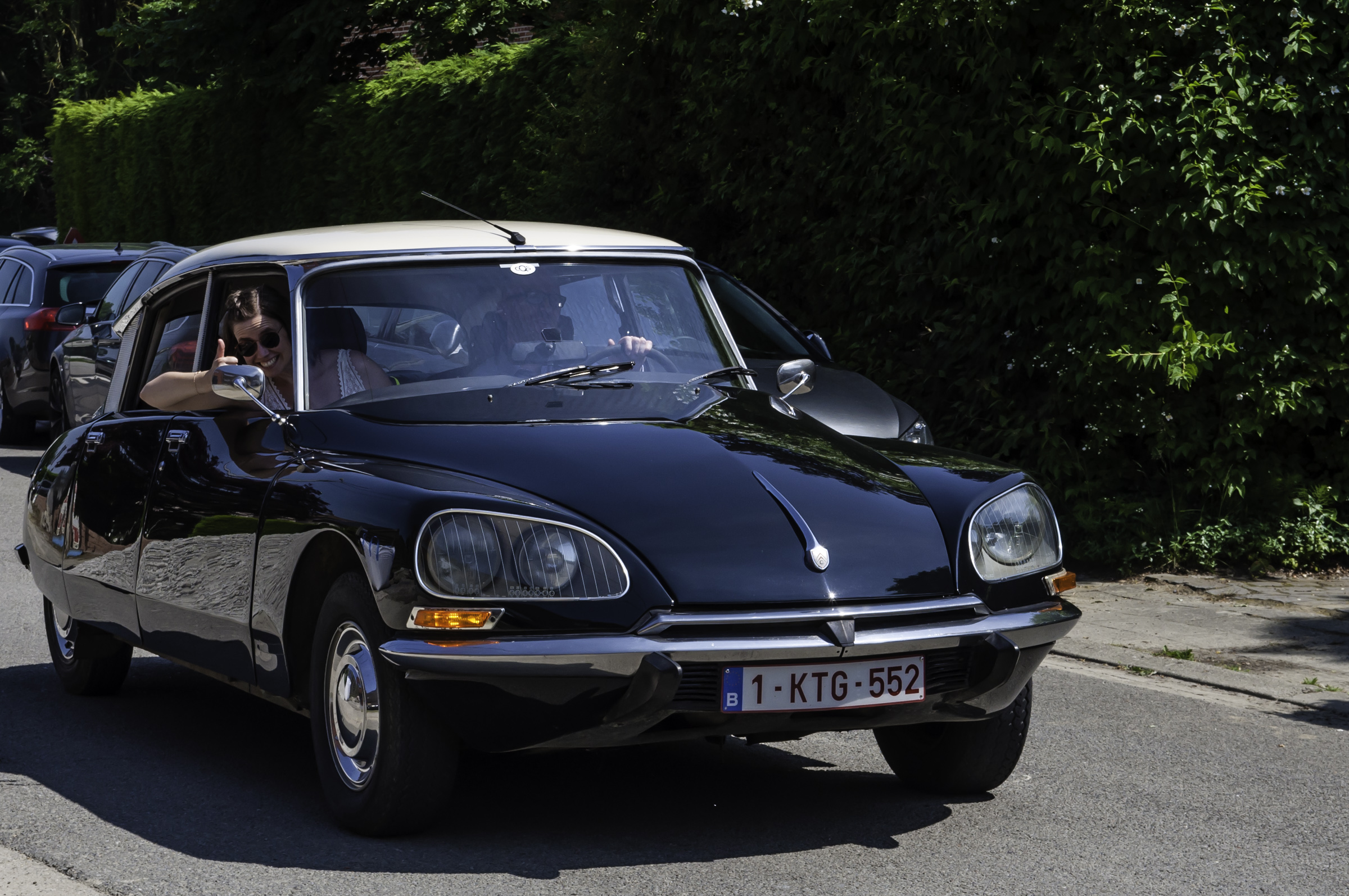 Zwarte Citroën  DS Huren Charles